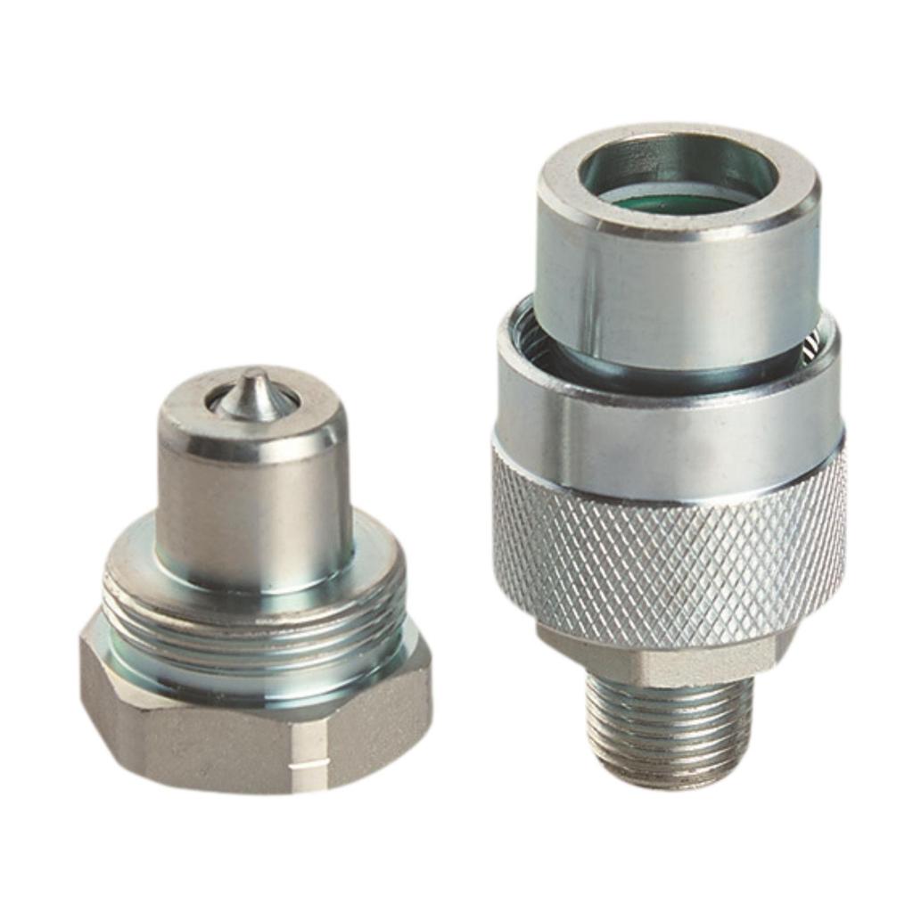 Hydraulic Quick Coupler Set High Pressure Quick Connect High Hardness Carbon