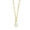 2024 Ruyi Water Drop Hetian Jade Necklace: Elegant Women's Pendant with Unique Niche Design