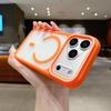 Matte Finish With Magnetic Closure Phone Case For iPhone 18 17 16 15 14 13 12 Pro Max Shockproof Minimalist Color Clashes Cover