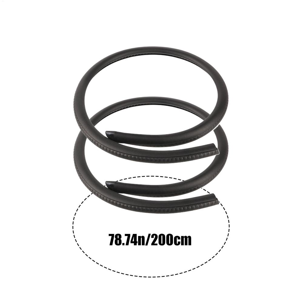 Snapon Car Door Rubber Seal Waterproof Weather Stripping Trim For SUV RV, Automotive Door Edge Guard & Soundproofing Gasket