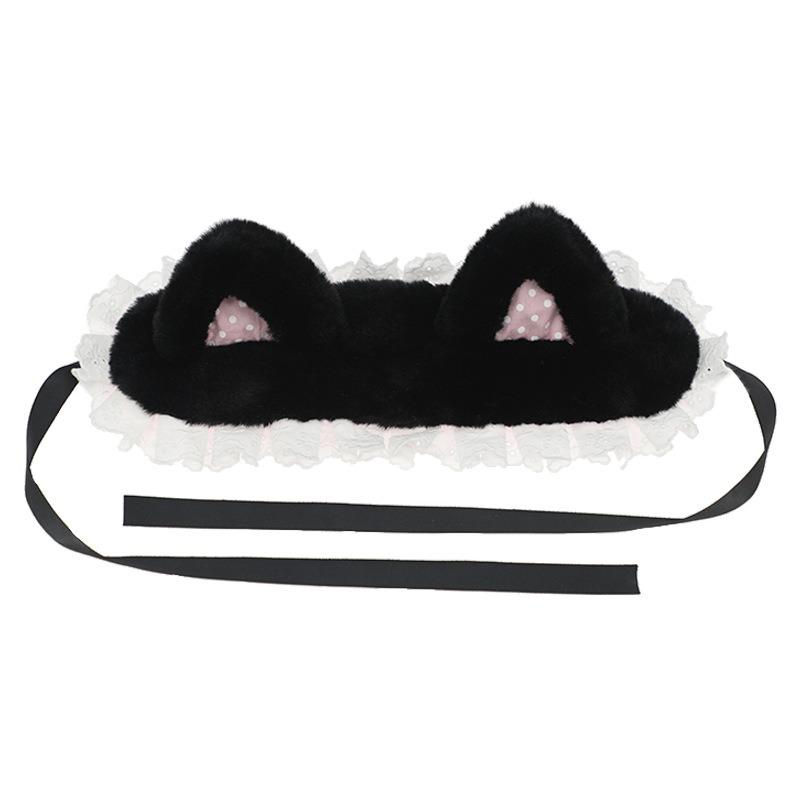 Handmade Plush Cat Ears Polka Dots Hair Accessories Sweet Cute Headgear Hairpin Lolita Cat Ears Headband