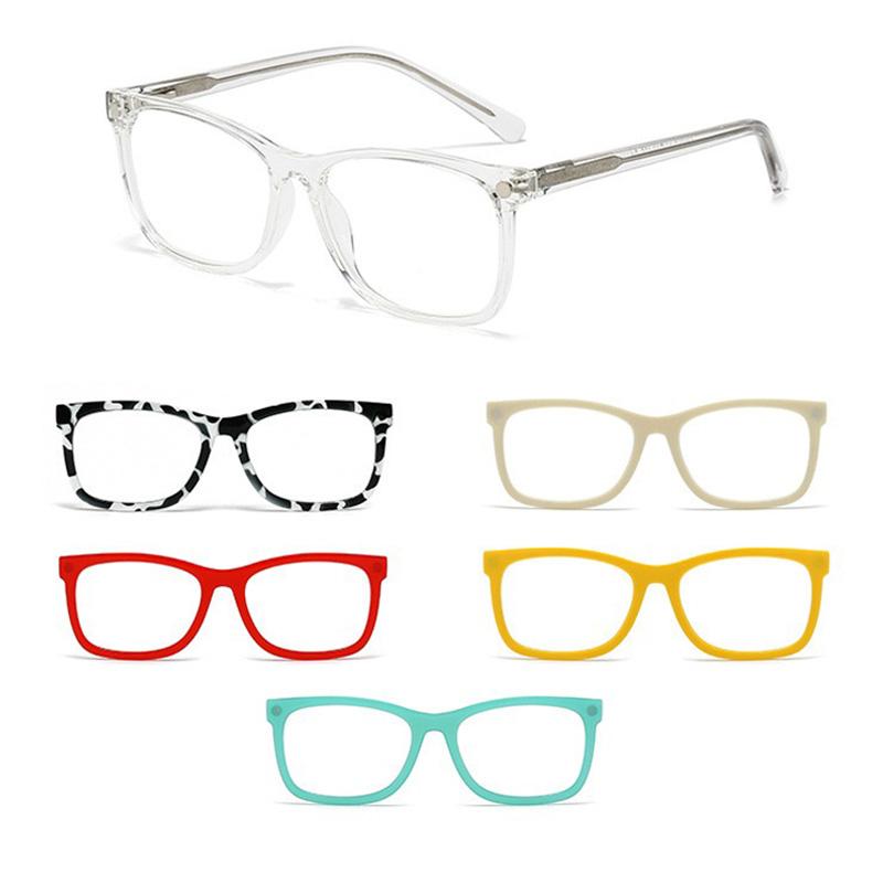 

Decorative Glasses Anti-Blue Light Myopia Can Be Matched With Prescription Glasses Frame Square Tr Classic Business Glasses Anti-blue light