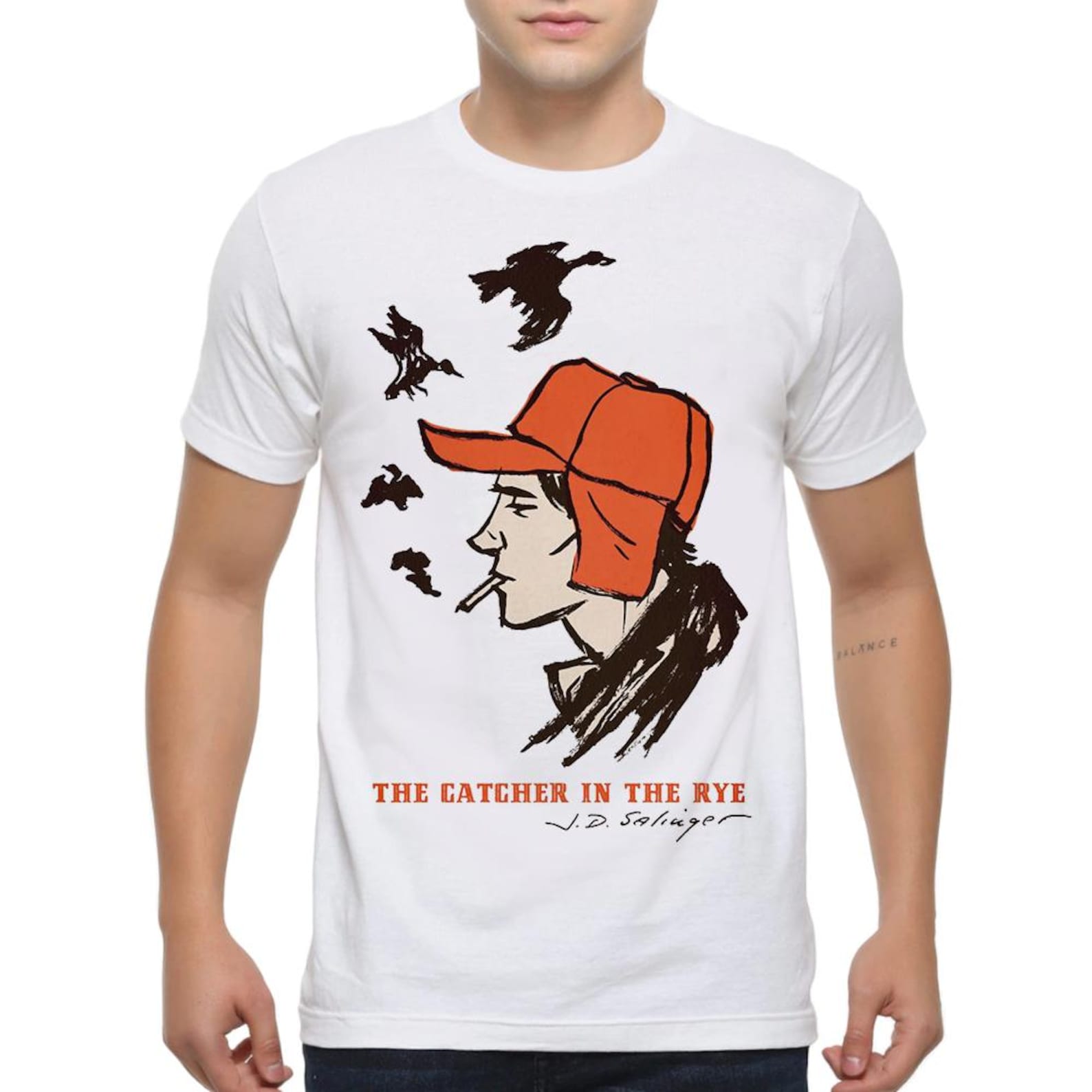 The Catcher in the Rye J. D. Salinger T-Shirt, Men s and Women s Sizes S