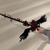 Dark Rose Angel Sword DIY Material Pack - Handmade Photography Prop & Creative Gift for Couples and Best Friends