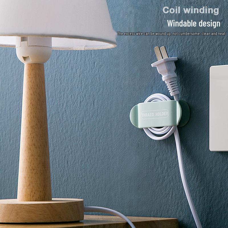 Punch-Free Adhesive Wall Hook for Kitchen Cords