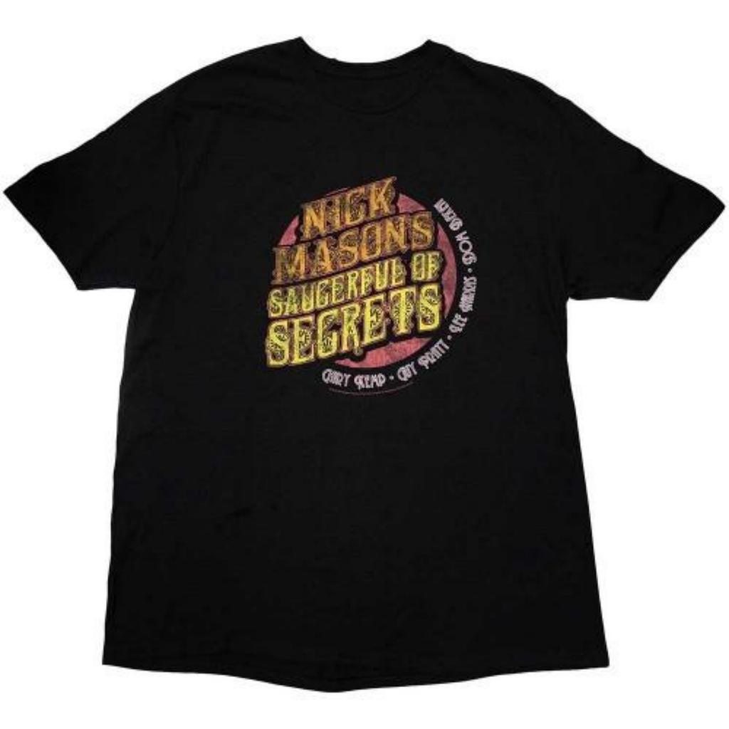 Nick Mason´s Saucerful Of Secrets Unisex Adult Europe Tour 2023 Back Print T-Shirt