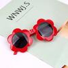 Girls Flower-Shaped Translucent Jelly Sunglasses UV Protection Kids Summer Eyewear Outdoor Party Lightweight Comfortable Toddler