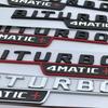 3D Car Fender BITURBO 4MATIC+ Badge Emblem Stickers