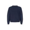 Maison Kitsune Solid Logo Crewneck Long Sleeve Sweatshirt Women Sweatshirts Blue MW00309KM0307-P476