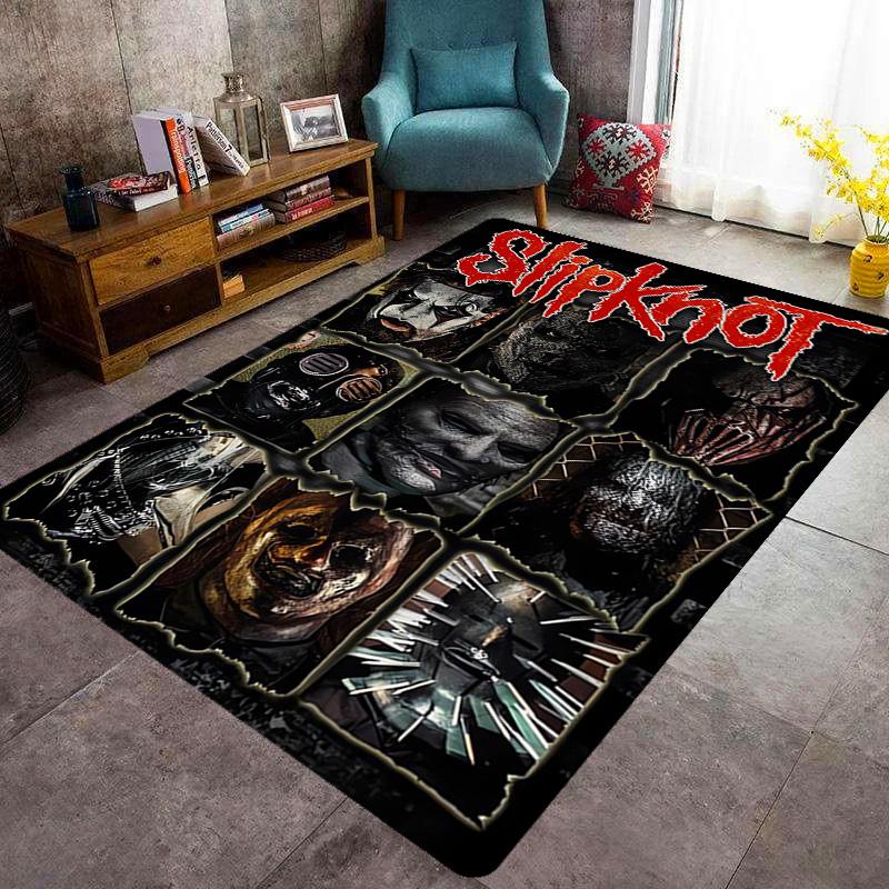 Slipknot: Chaos Rebellion carpet printing Suitable for all seasons Dormitory decoration Christmas gifts Bathroom mat