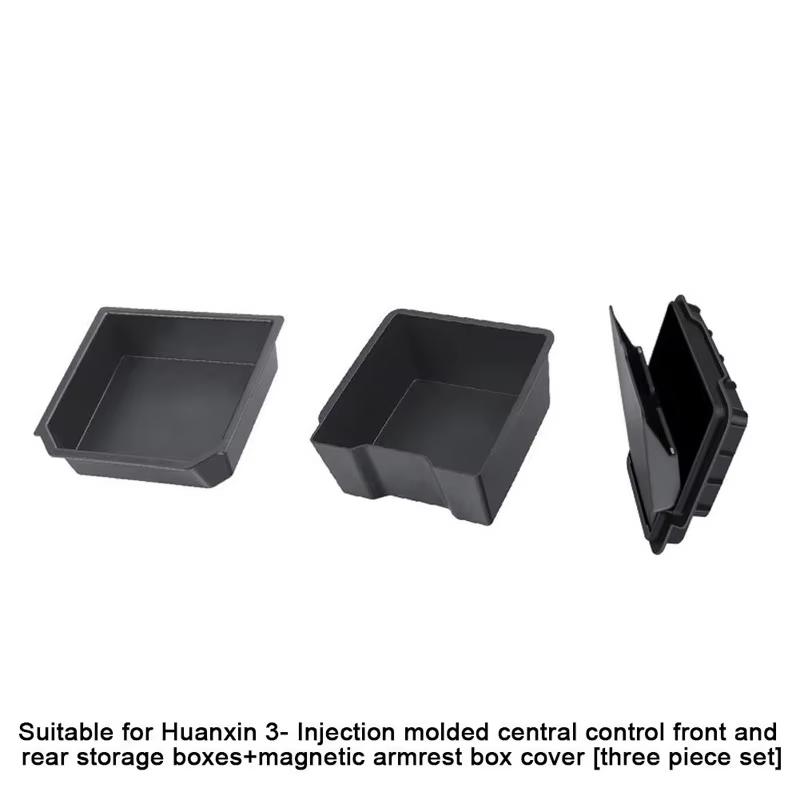 2025 Tesla Model Y/Highland Center Console Organizer Armrest Hidden Storage Box Tray Custom Fit Car Interior Accessories