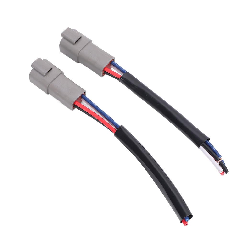 Pair of DT 4 Pin Connector Waterproofing DT Automotive Electrical Connector Wiring Harness for Cars Trucks Boats LED