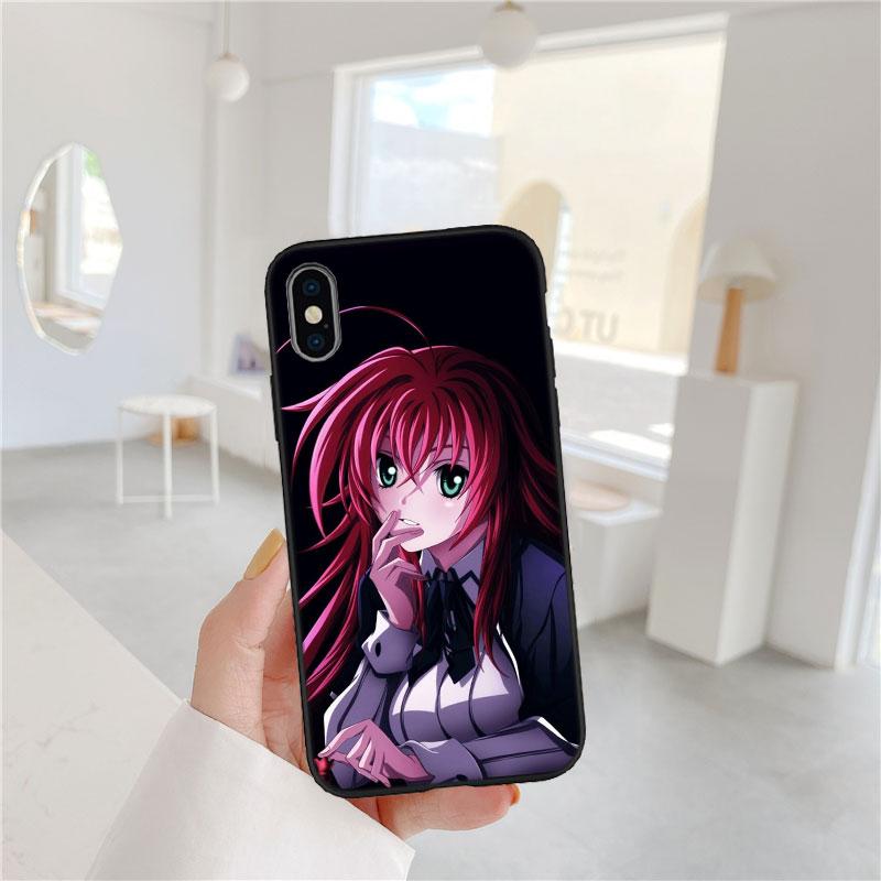 LO84 Rias Gremory Phone Case for Samsung Galaxy A11 A12 A13 A15 A52S A53 A55 A56 A70 A71 A72 A73 F06 F16 F56 S10 Plus S10e