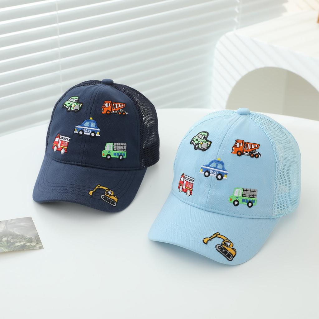 Cappellino da Baseball per Bambini con Visiera, Cappellino in Rete, Cappellino da Baseball Ricamato per Bambini e Bambine, Primavera e Autunno