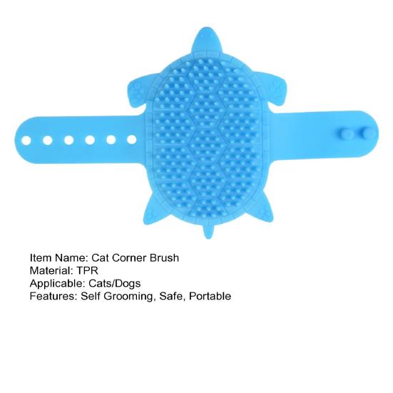 Cat Self Groomer Corner Cat Face Itch Scratching Brush Table Leg Self Massage Comb for Indoor Long Short Haired Kitten Cats