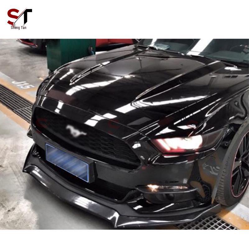 Carbon Fiber ROUSH Style Front Splitter Kit for 2015-17 Ford Mustang