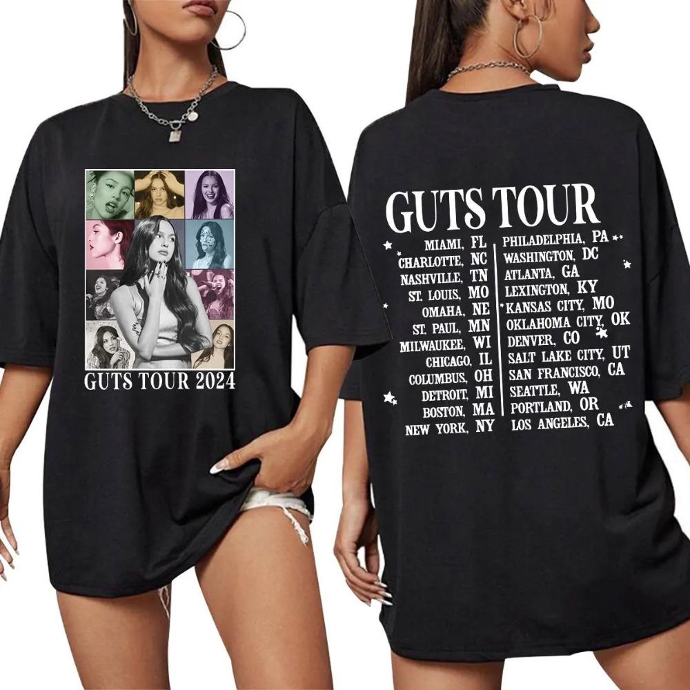 

2026 Olivia Male Female Rodrigo Singer Clothes Fashion Short Sleeve O Neck Tees Unique Men Clothing Shirts Graphic Tee L