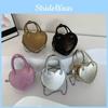 Wholesale Spring Fashion Fresh Versatile Single Shoulder Crossbody Bag Women Bags New Popular Niche Heart-shaped Handbag Black