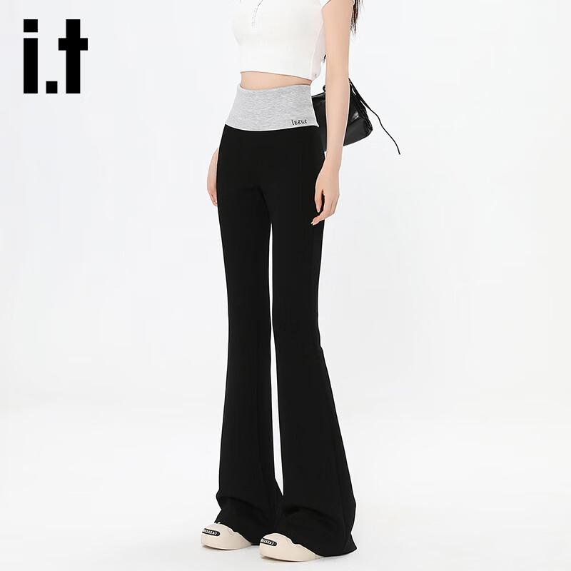 Izzue It Women's Slim Fit Micro-Flared Casual Pants