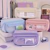 [Multi-Functional Pencil Case] Large-Capacity Multi-Functional Pencil Case with Desktop Organizer and Storage Box, Perfect for Study and Work