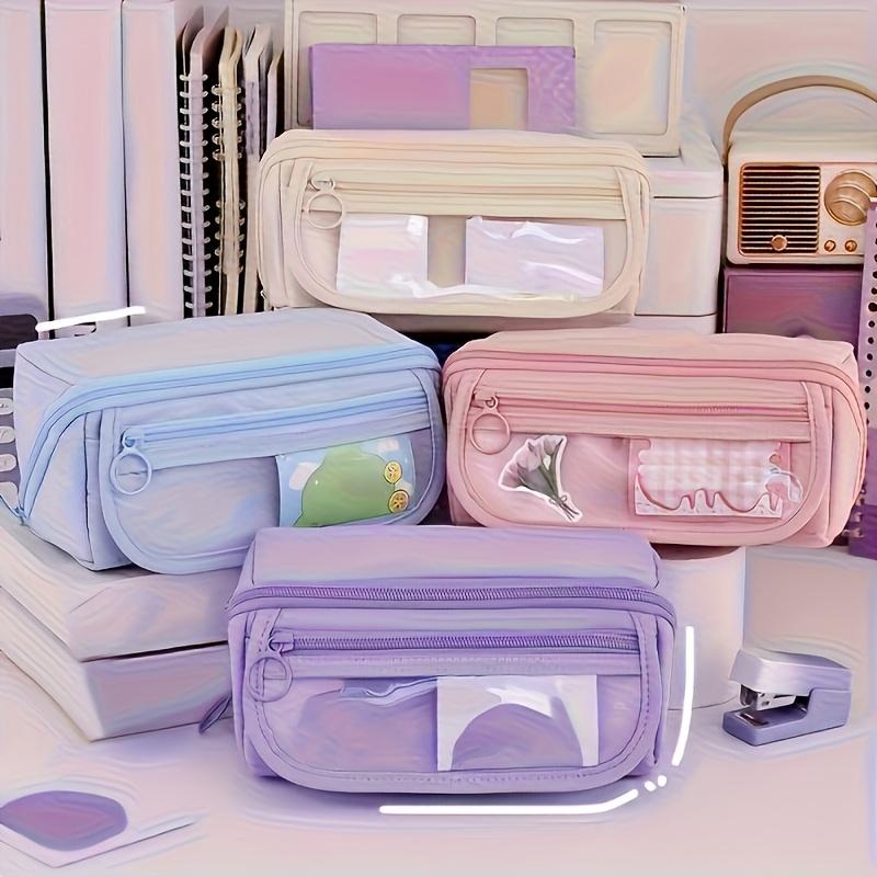 [Multi-Functional Pencil Case] Large-Capacity Multi-Functional Pencil Case with Desktop Organizer and Storage Box, Perfect for Study and Work