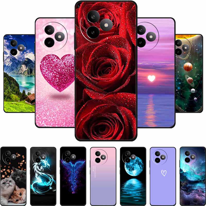 Handyhülle Für Redmi K80 Ultra Rückseitenabdeckung Hülle Stoßfest Schwarz Silikon Weiche Hülle Für Xiaomi Poco M6 4G Redmi 13 4G 5G Hülle