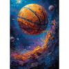 Vibrant Astonishing Basketball Landscape Posters Cool Space Basketball Modern Prints Canvas Wall Pictures Home Living Room Decor