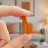 Fun Desktop Accessory 3D Printed Dog/Cat Hook, Compact Decorative Door Interactive Novelty Pet Hook Shape Hanger Ornament for Living Room Bedroom