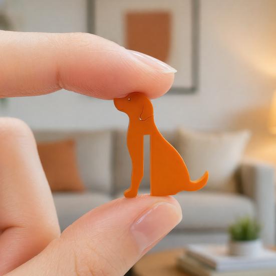 Fun Desktop Accessory 3D Printed Dog/Cat Hook, Compact Decorative Door Interactive Novelty Pet Hook Shape Hanger Ornament for Living Room Bedroom