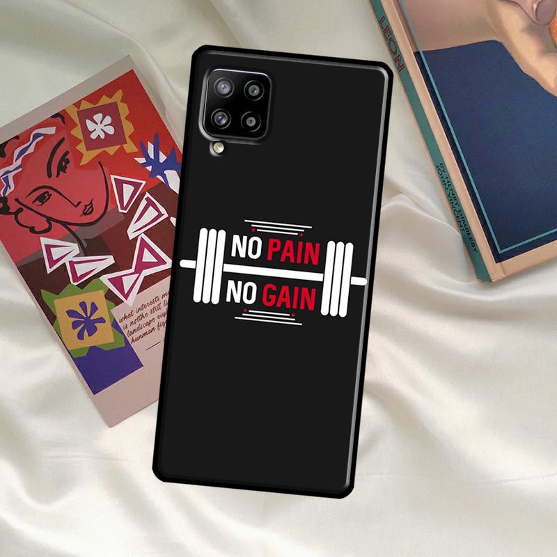 No Pain No Gain Training Case For Samsung Galaxy A33 A13 A36 A56 A23 A52 A32 A12 A54 A34 A14 A16 A26 A53 A15 A35 A55