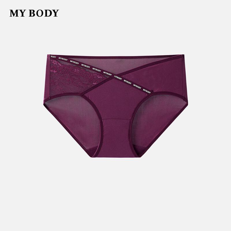 Mybody Damen Sexy LOGO Bund V-Form Po-hebende Slips