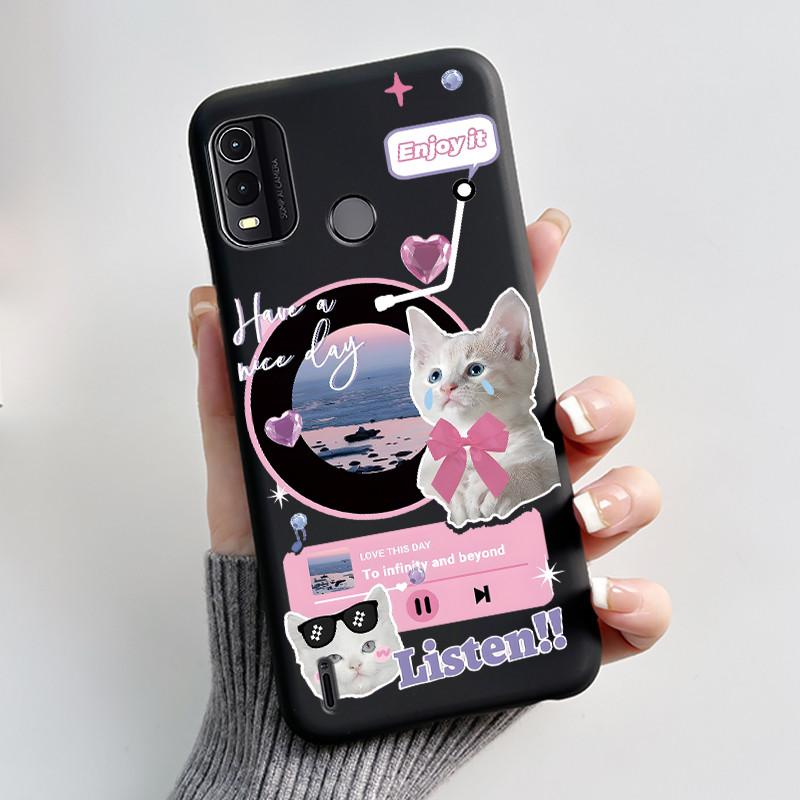 Custodia carina per Nokia G11 Plus / Nokia G11 / Nokia G21 Fundas Guscio Stampato Cover Protettiva Silicone Morbido Cartone Animato Custodia per Telefono