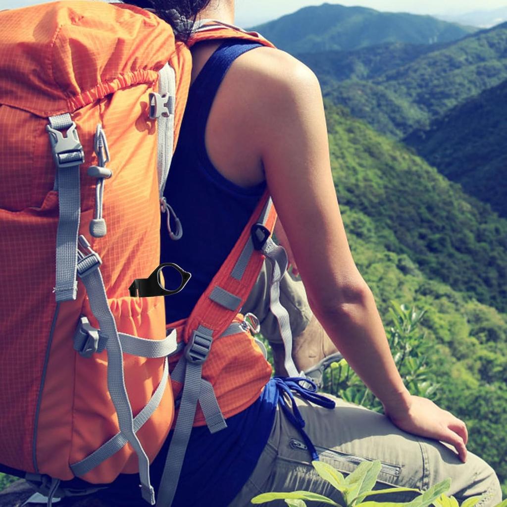 BESPORTBLE Flashlight Ring Handheld Flashlight Holder Flashlight Clip Flashlight Accessory Outdoor Flashlight Loop Flashlight Fixator Auxiliary