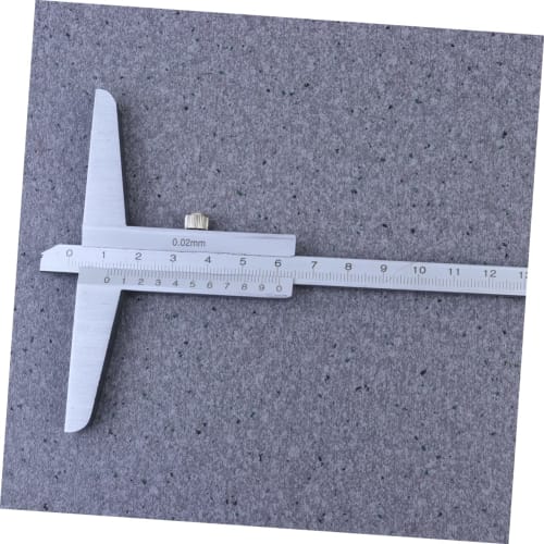 POPETPOP Depth Gauge, Steel Caliper Ruler, Micrometer, Manual Caliper, Depth Measuring Tool, Caliper Tool, Electronic Digital Caliper, Digital Depth G