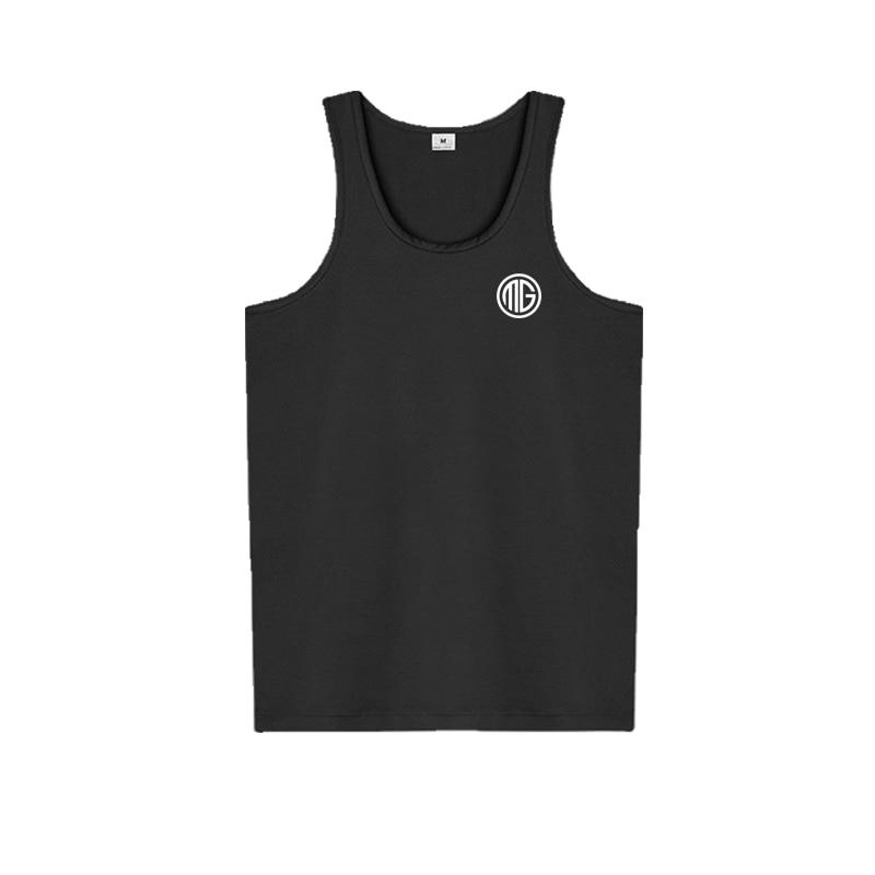 Muscleguys Herren Sport Atmungsaktive Schweißweste Sommer Schmal sitzendes, schnell trocknendes Fitness Bodybuilding Ärmelloses T-Shirt