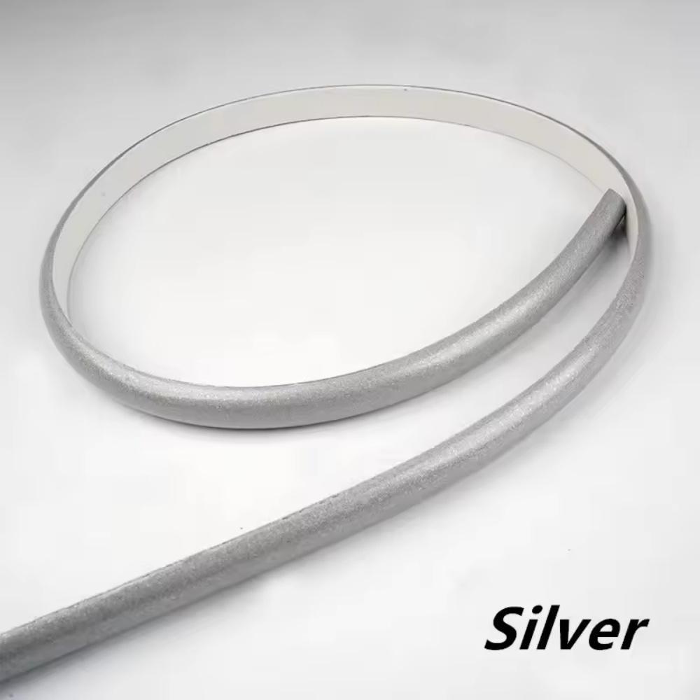 

1pc 1M/39.37in Pvc Flexible Bendable Strips Panel Moulding Door Mirror Frame Trim Self-Adhesive Living Room Mirror Edge Decor 1M серебряный