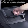 For Tesla Model Y/3 Juniper 2025 2025 Center Console Wireless Charging Pad Silicone Non-Slip Wireless Charger Mat Accessories