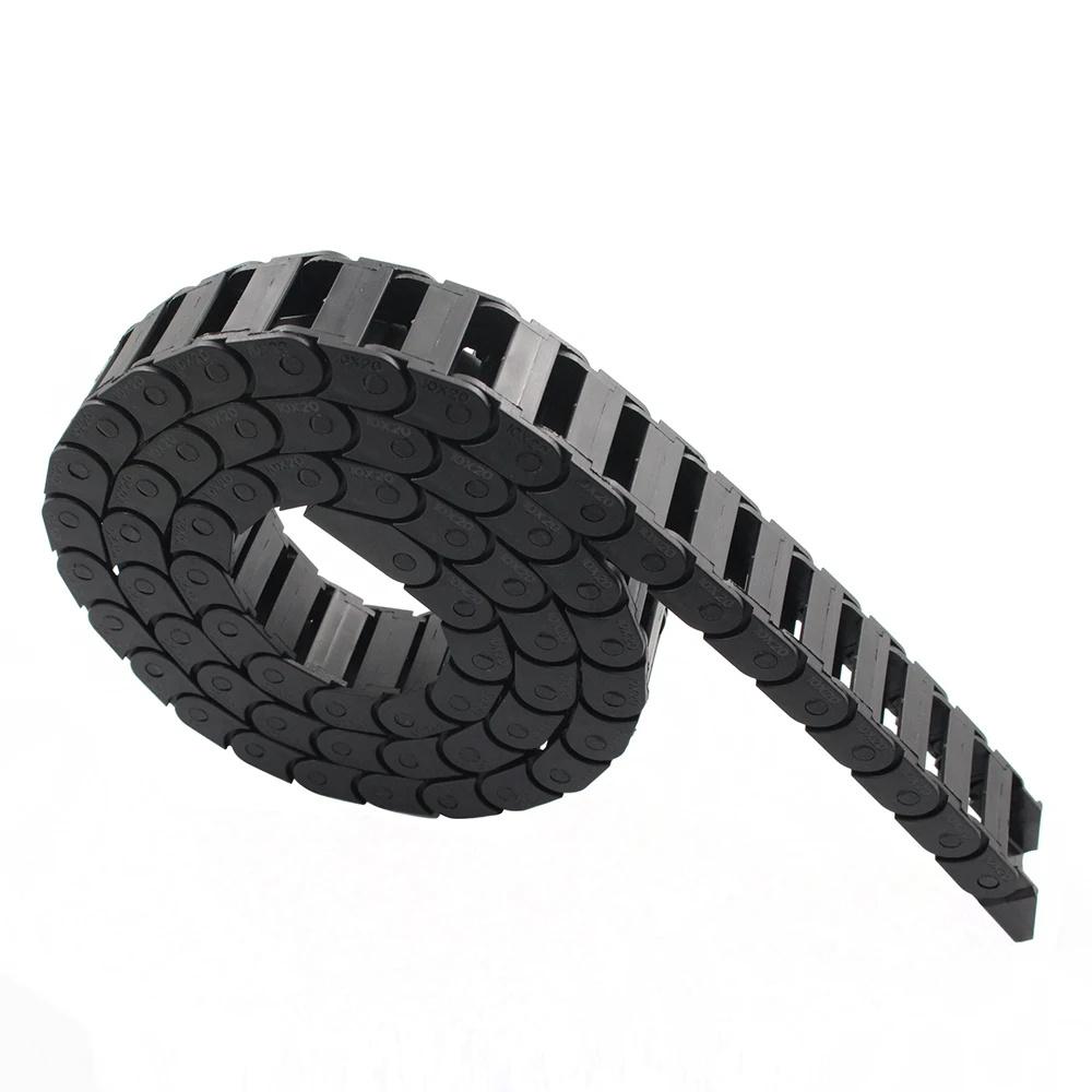 1 Meter Plastic Cable Chain 1M Wire Carrier Drag Chain With End Connector Chains for CNC Router Machine CNC Cable Channel