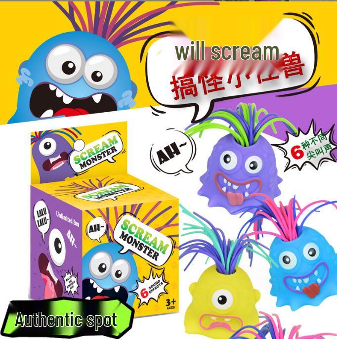 

Little Monster Hair-Pulling Toy: Novelty Stress Relief & Educational Fun