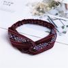 Fashion Women Girls Summer Bohemian Hair Bands Print Headbands Vintage Cross Turban Bandage Bandanas HairBands Hair Accessories