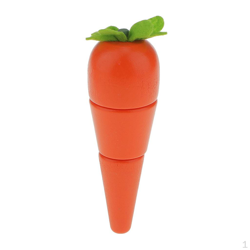 

Деревянная магнитная соединенная игрушка для резки еды для ролевых игр