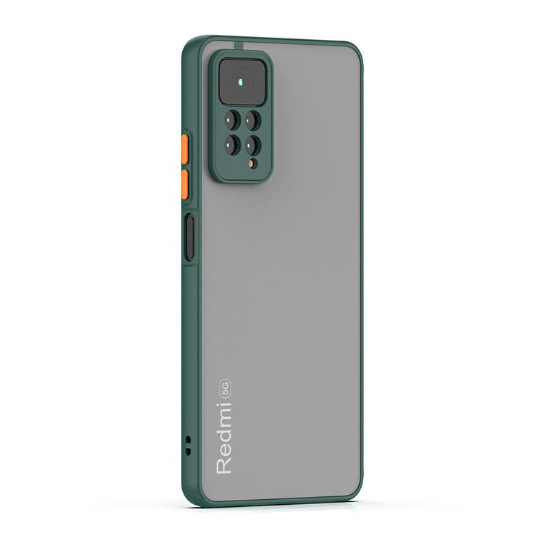 

Матовий твердий чохол для телефону з відчуттям шкіри для Xiaomi Redmi Note 11 Pro 4G 5G 11s Note11 S 11pro Глобальний протиударний силіконовий чохол на задню панель Redmi note 11s 4G
