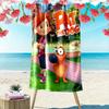 Pat the Dog  Print Beach Towel, Large Soft Quick Dry Towel for Beach Camping Swimming