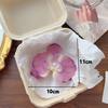 10pcs Summer Phalaenopsis Flower Hair Clip Simulated Floral French Fashion Barrettes Color Girls Headwear Bobby Pin Accessories