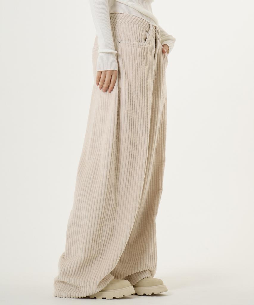 UNKNOWN PLANET Wide Corduroy Pants 2 Colors