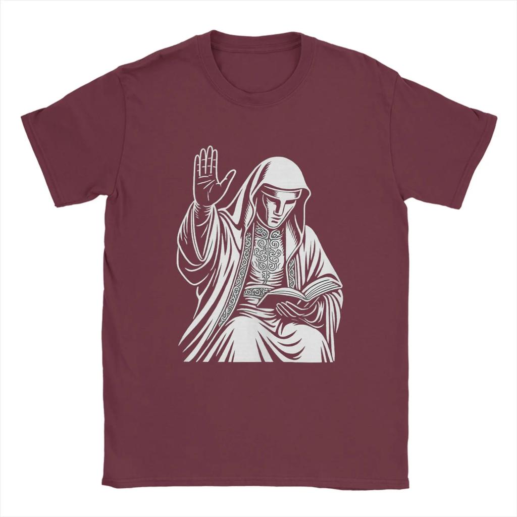 Funny Royal Greeting King Baldwin IV Jerusalem Meme T-Shirts for Men Round Neck Cotton T Shirt  Short Sleeve Tees Present Tops