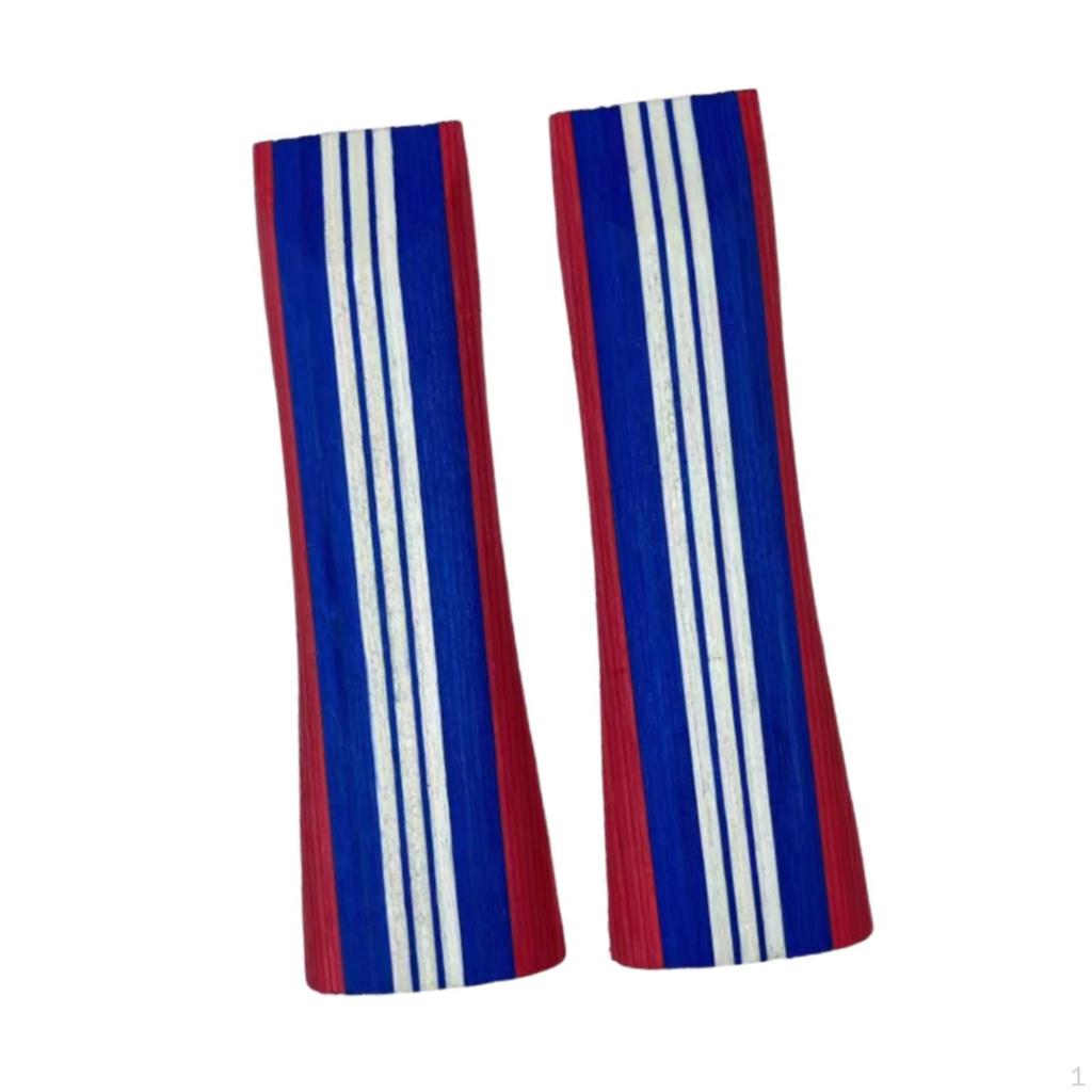 ,2Pcs Table Tennis Paddle Handle, Racket Professional Solid Wood Pong