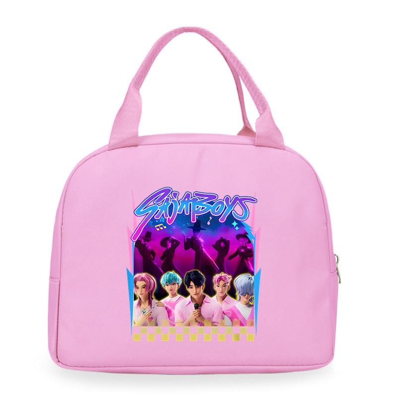 Cartoon Animation Academy Meal Bag Student Thermal Insulation Lunch Box Bag Office Workers Handheld Bento Bag