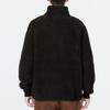 Puma Solid Color Fleece Lined Athleisure Stand Collar Sherpa Velvet Feel Coat Men's Black (Unisex) Velvet Jackets 537699 01