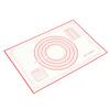 Household Kitchen Silicone Nonstick Baking Mat Rolling Dough Pad Cake Pastry Cooking ToolsRed